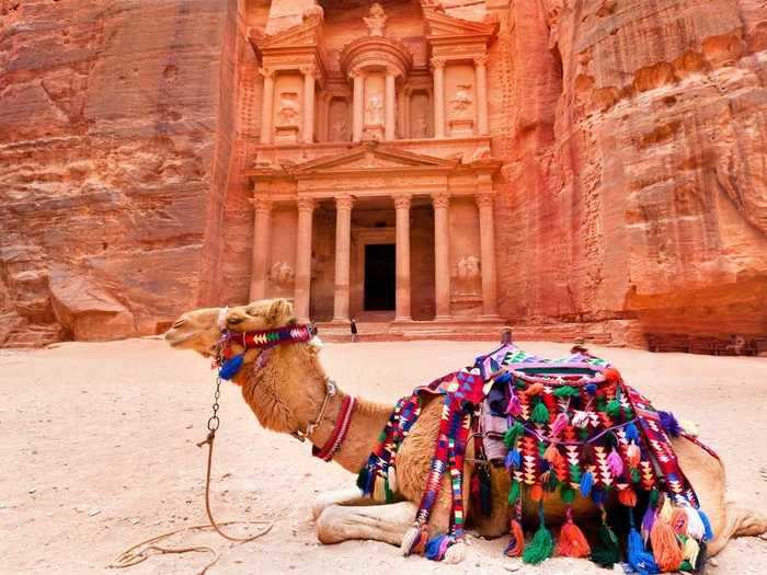 JORDAN: The ancient city of Petra