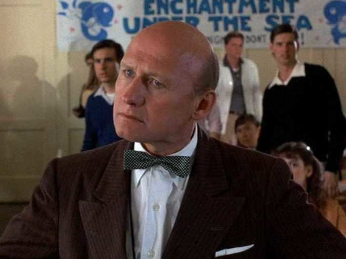 James Tolkan portrayed strict high school principal Mr. Strickland.