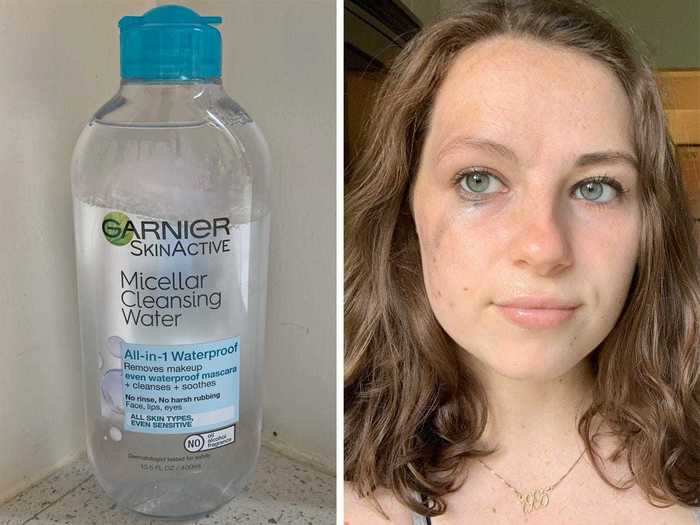 The final remover I tested was the Garnier SkinActive Micellar Cleansing Water.