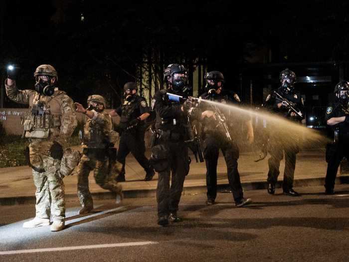 Gov. Kate Brown has called the deployment a "blatant abuse of power," and Mayor Ted Wheeler declared the use of force an "attack on our democracy."