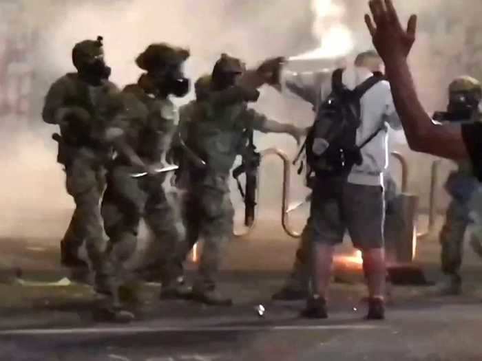 Additionally, prosecutors have opened a criminal investigation after a protester was shot in the head by a less-than-lethal weapon. Another video showed a Navy veteran, Christopher David, being beaten and tear-gassed after asking the officers to remember their oath to protect the Constitution.