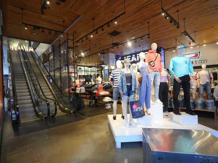 American Eagle Outfitters and Aerie stores have reopened every other fitting room with enhanced procedures, including steaming clothes with a disinfecting solution and cleaning rooms in between each guest.