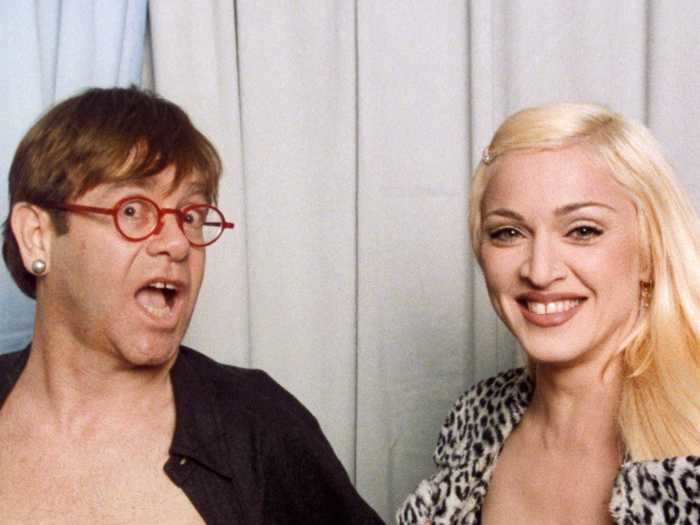 Elton John and Madonna are the dictionary definition of "frenemies."