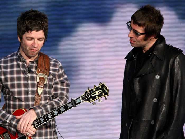 The Gallagher brothers (Liam and Noel) broke up Oasis because they couldn