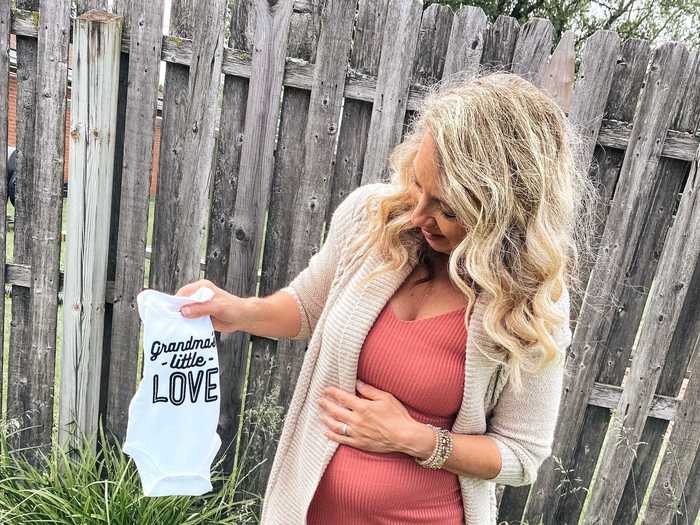 Loving said that carrying her grandchild has been a "pretty similar" experience to her past pregnancies — with the addition of a pandemic.