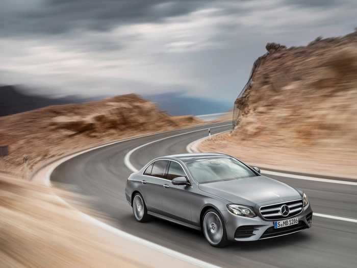 5. Mercedes-Benz E-Class — 52.7% three-year depreciation