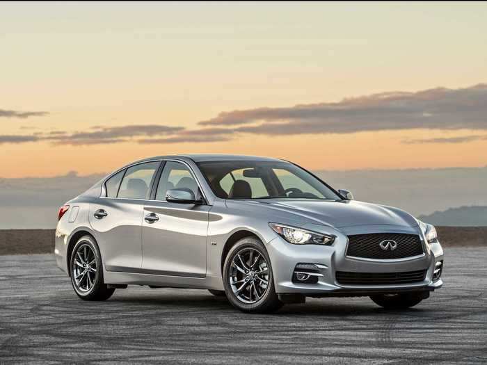 7. Infiniti Q50 — 51.8% three-year depreciation