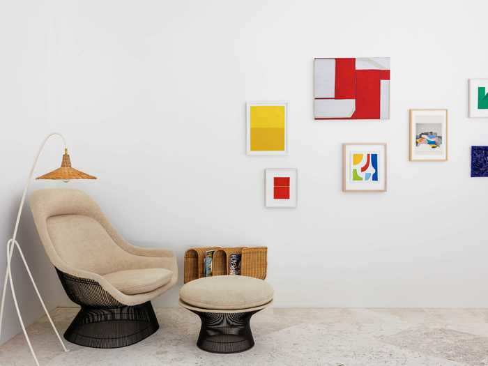 Perry also placed lots of art within the home and sought to make everything feel more "modern."