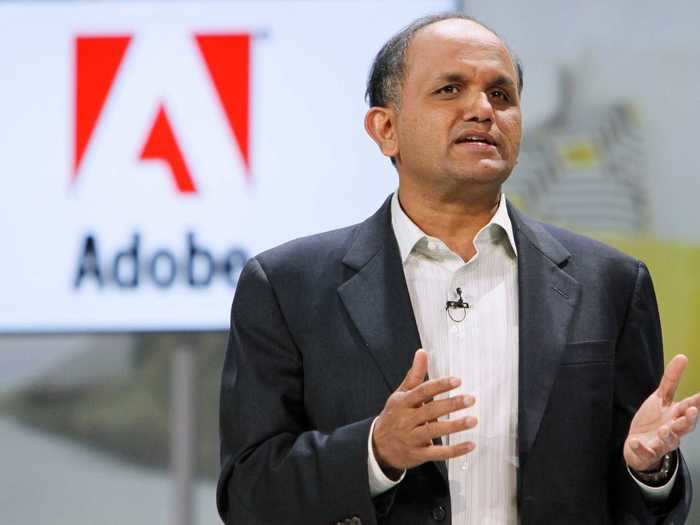 5. Shantanu Narayen is the CEO of Adobe, which provides digital media and digital marketing solutions.