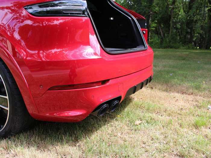 The Cayenne GTS has quad pipes, the better to tune its epic exhaust note.