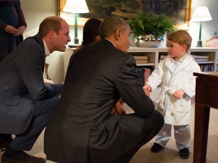 When the then-president of the United States interrupted his bedtime routine: