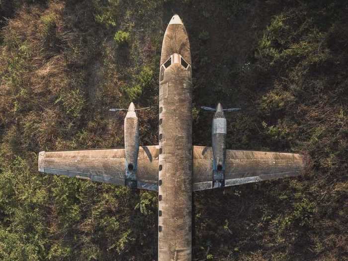 Or this dilapidated plane in Italy.