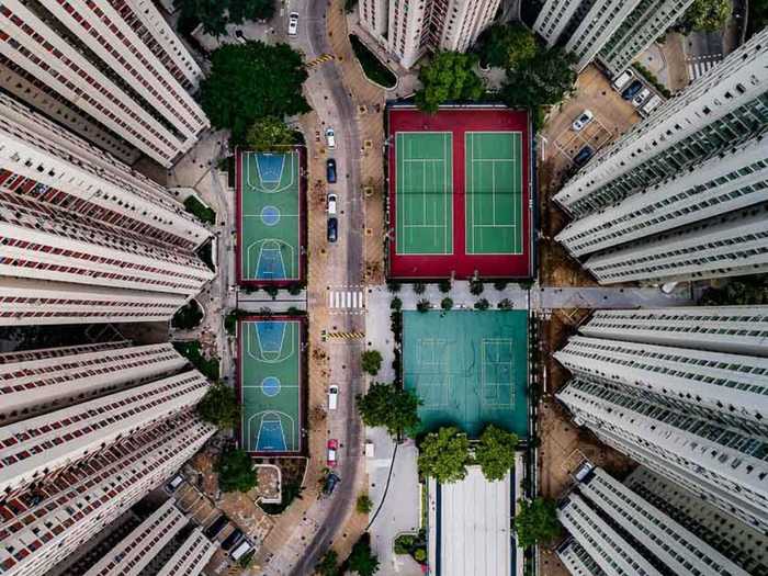 Google Earth is often used to scout locations beforehand, with the two becoming an expert with the software to pinpoint the most unusual locations in even the largest cities, like Hong Kong.