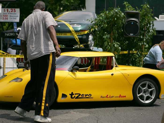 While the tZero had an outwardly stylish design, its interior was described as "Spartan."