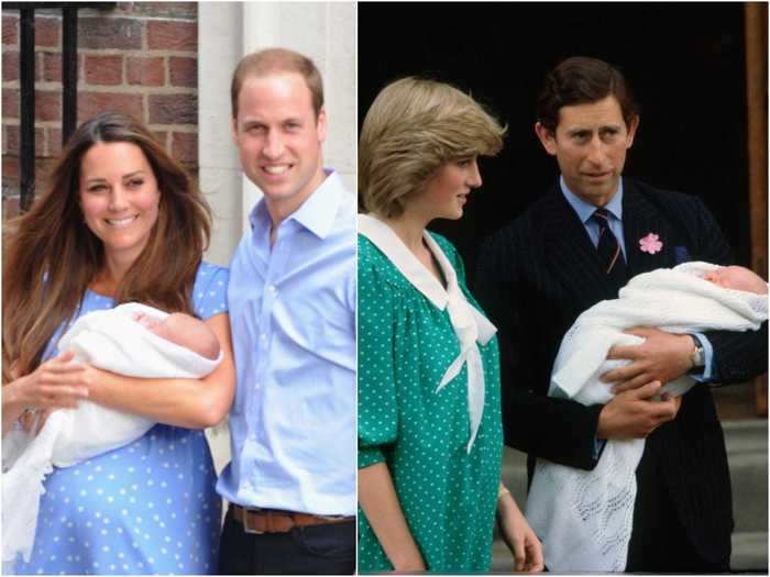 Prince George and Prince William had a similar start to life. George was born on July 22, 2013 at St Mary