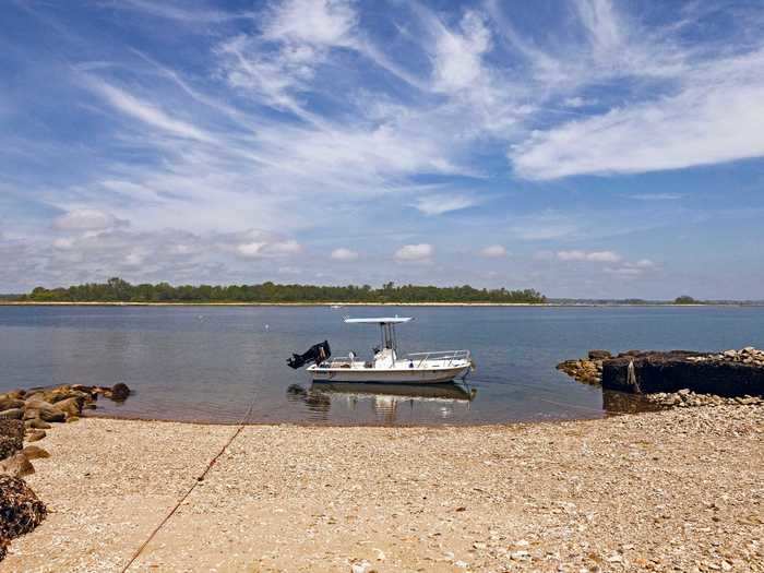 Copps Island is one of a handful of private islands for sale outside New York City.