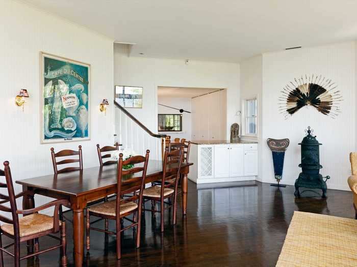 The lower level consists of a dining area and full kitchen ...