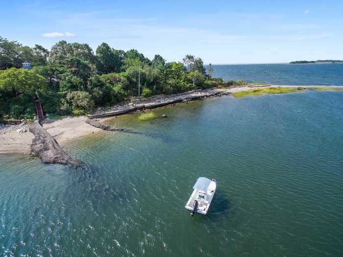 Copps Island is accessible only by boat and a short ride from the Cove Marina in Norwalk.