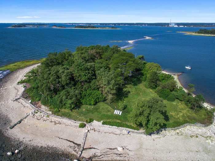 The property, surrounded by oyster beds, is the namesake of Copps Island Oysters, a historic East Coast oystering company dating back to the 1940s.