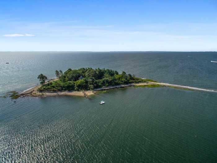 A six-acre private island off the coast of southern Connecticut is selling for $2.5 million.