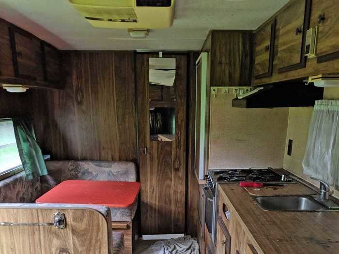 Sarah Lemp, a Michigan mother, started renovating RVs in 2014 and bought this  Coachmen Cadet RV from the 1970s on Facebook Marketplace.