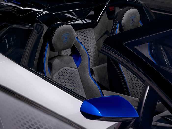 ... and matching detailing on the seats.