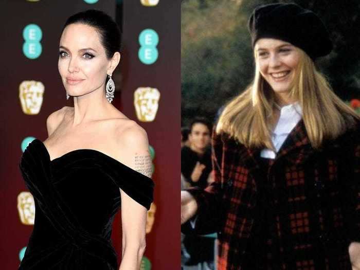 Angelina Jolie sent a tape in to be considered for the role of Cher in "Clueless."