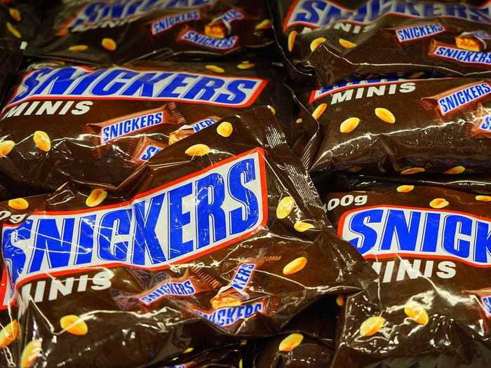 2012: Snickers was the top-selling candy bar in the world.