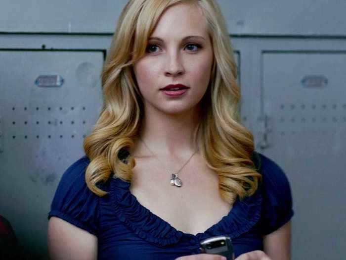 Candice King (then Candice Accola) starred as perfectionist Caroline Forbes.