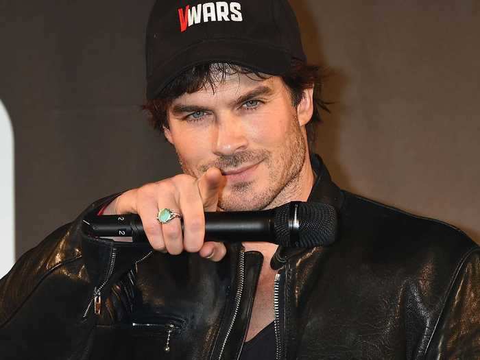 Somerhalder starred on a vampire-centric Netflix show called "V Wars."