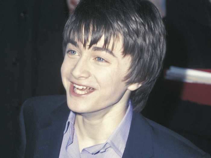 He had a shaving mishap right before attending the premiere for "Harry Potter and the Chamber of Secrets."