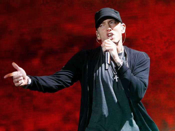 His go-to karaoke song is Eminem