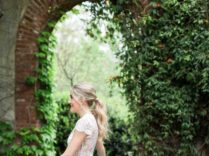 "I was definitely the most excited when I got to change skirts at the reception and then walk out in the blue," Iglesias said of how she felt in her dresses.