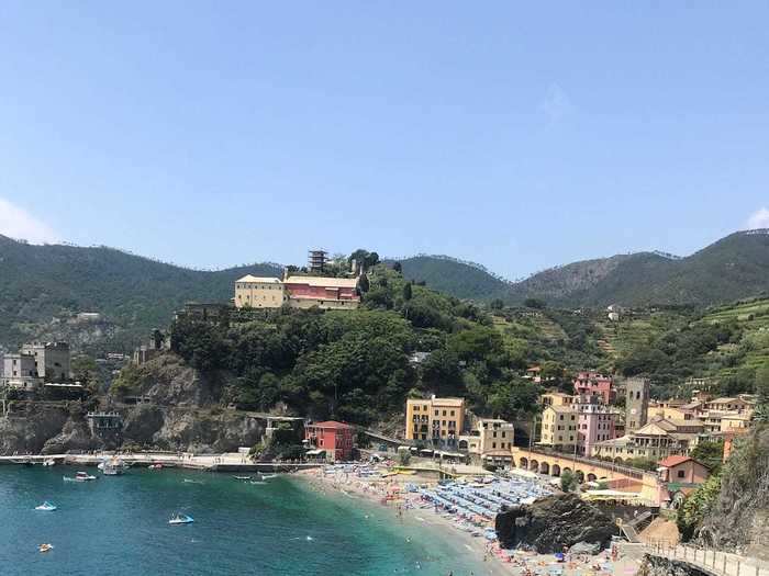 I stayed in Monterosso, the only town out of the five that make up Cinque Terre that has a sandy beach.