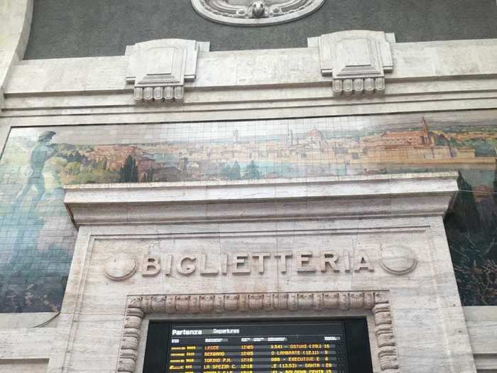 Getting the train from Milan, I was immediately struck by the social distancing measures Italy was enforcing.