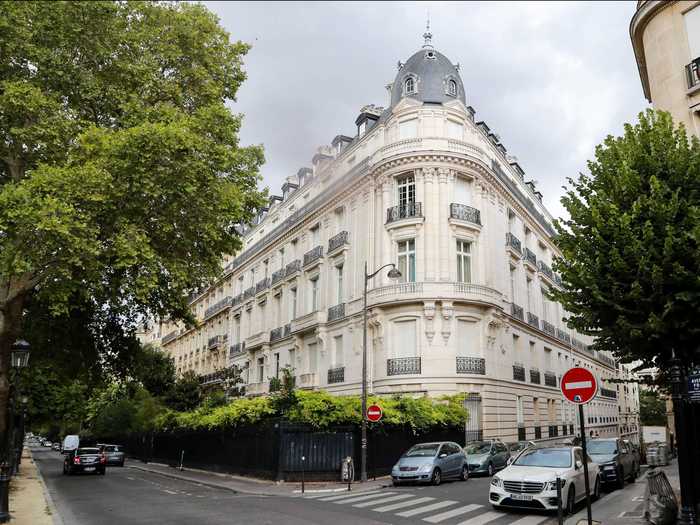 Epstein also owned property in Paris...