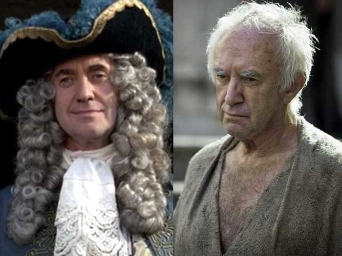 Jonathan Pryce costars in the first "Pirates of the Caribbean" movie. You know him from "Game of Thrones" as the High Sparrow.