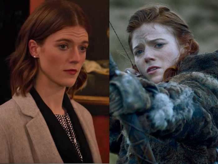 Rose Leslie, who played Ygritte, also stars in the CBS drama series "The Good Fight."