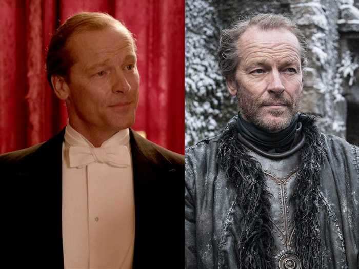 Iain Glen, along with another "Game of Thrones" alumni, stars in the hit TV series "Downton Abbey."