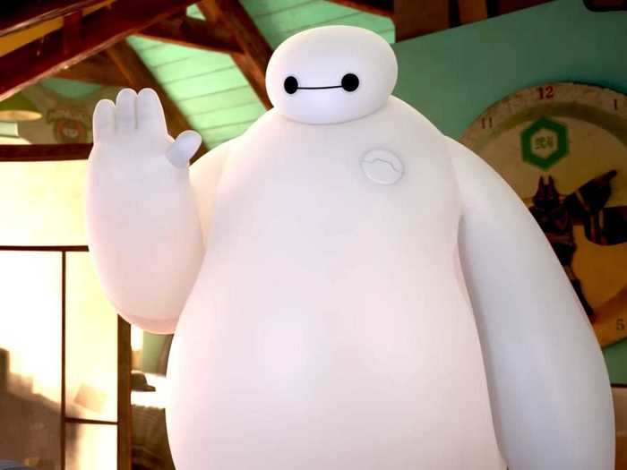 One of the other figures is Baymax, the lovable robot from Disney