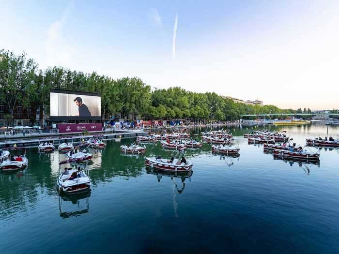 "After the few months of confinement, we thought we needed a way to tell to the people and to tell to the world that cinemas are open in Paris, that Paris is one of the worldwide capitals of cinema," he said.