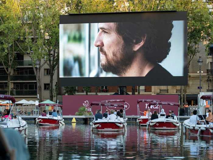 The appropriately aquatic French comedy, called "Sink or Swim" in English, is about a group of middle-aged men who start a synchronized swimming team.