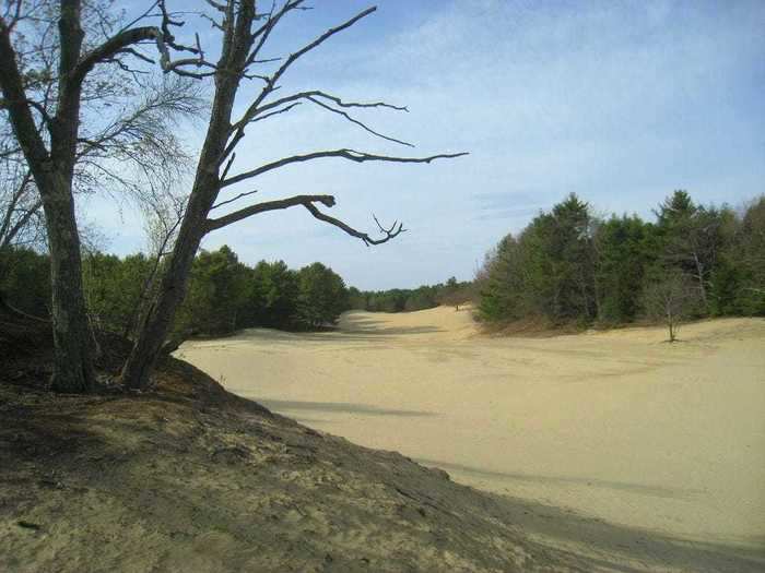 But it mostly looks like a depressing sand lot.