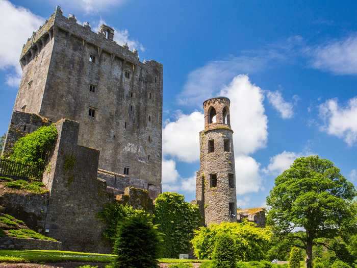 Many stop by Blarney Castle in Ireland to kiss the infamous Blarney Stone.