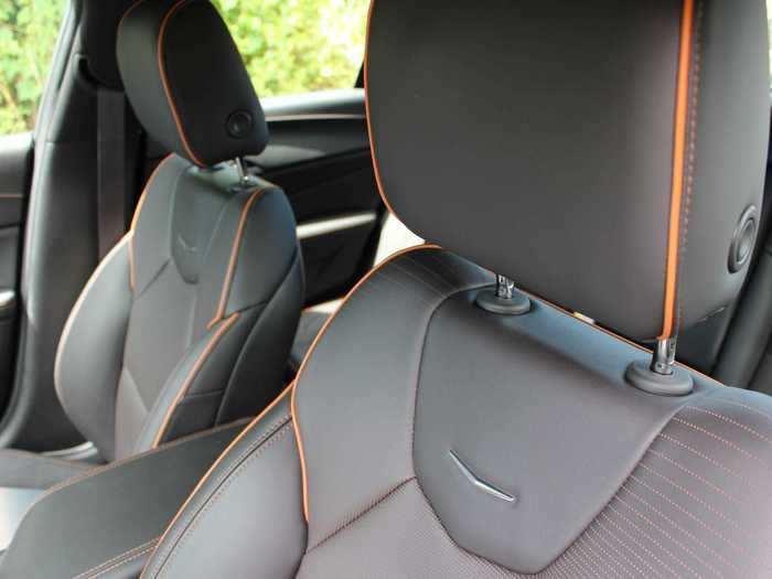 The orange piping on the well-engineered seats add some sporty jazz to the interior.