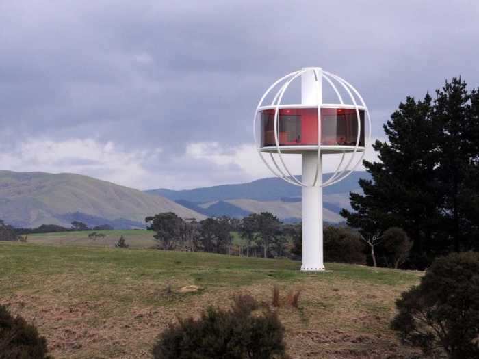 Some people prefer to create their own sanctuaries, like the Skysphere in New Zealand.