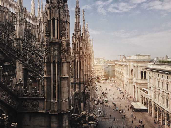 Haiyin Lin, from China, is the Architecture category winner for "Duomo di Milano."