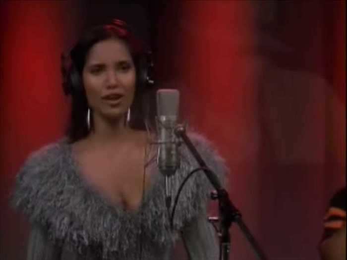 Host Padma Lakshmi appeared in the cult-classic film "Glitter" (2001).