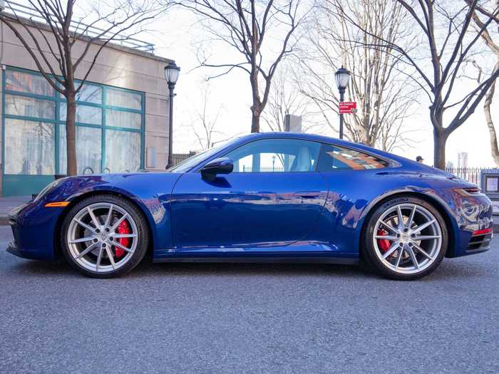 My 911 Carrera 4S tester wore a "Gentian Blue Metallic" paint job. Again, the shape has been essentially unchanged for decades. But Porsche has refined and refined.