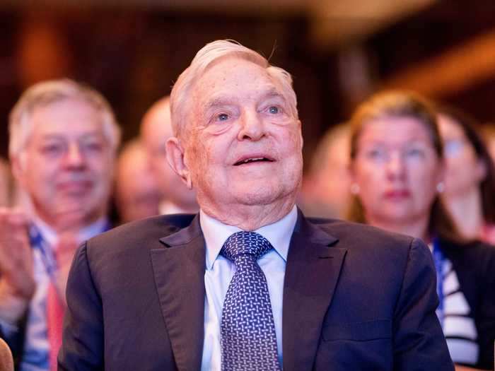 In 2015, The Washington Post included Mercer on its list of "10 most influential billionaires in politics," along with George Soros, pictured.